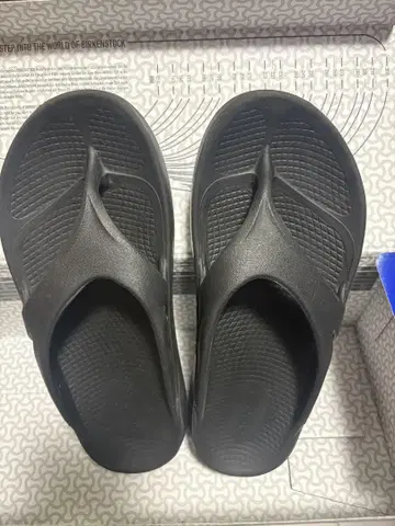 OOFOS 우포스 OOriginal 오리지널 비치 샌들 블랙