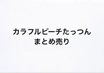 컬러풀 피치 타츠 묶음 판매