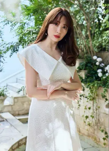 헤르립토 코모 백 레이스업 드레스