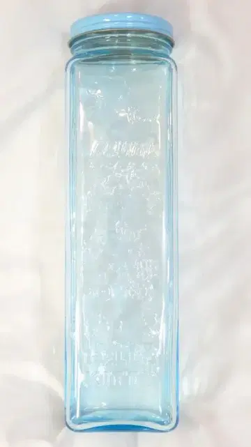도요 사사키 유리 헬로키티 파스타 케이스 항아리 스카이블루 2004년