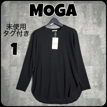 MOGA (모가) 심플 긴팔 티셔츠 미사용 택 포함 블랙 M