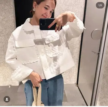 2024AW 완판템 Yori 38 스캘럽 숏 자켓