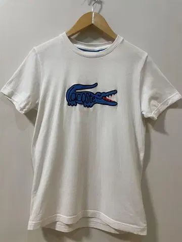 Lacoste 반팔 티셔츠 화이트