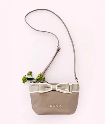 숄더백 BICOLOR RIBBON POCHETTE 미니백