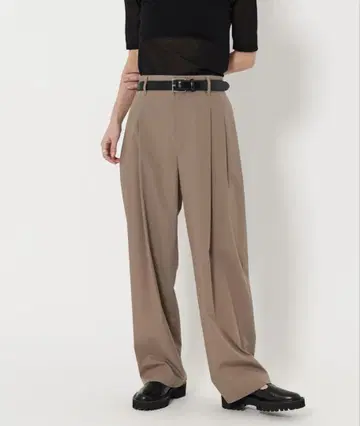 MARW UNITED ARROWS 드레이프 턱 팬츠