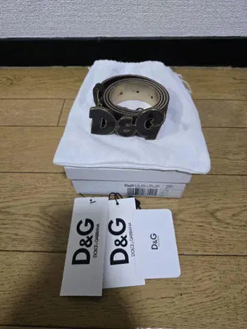 새상품급 D&G 브라운 벨트 사이즈 100/85