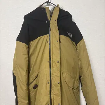 THE NORTH FACE 마운틴 후드티 XL 카키/블랙