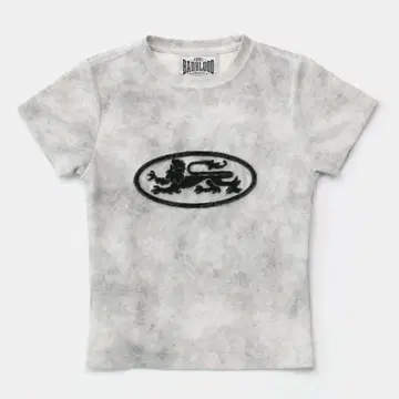 badblood 티셔츠 Washed White 화이트 화이트