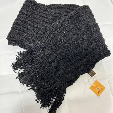 TOPKAPI 탑카피 머플러 블랙 택 포함 미사용 새상품