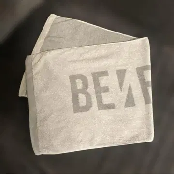 BE:FIRST 로고 타월 그레이 JUNON BIG 핸드 스트랩