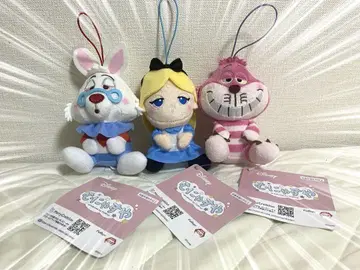 무냐스야 앨리스 체셔 고양이 화이트 토끼 봉제 인형 세트