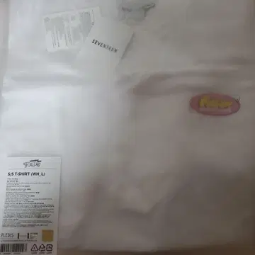 SEVENTEEN Follow 티셔츠 L 사이즈 화이트