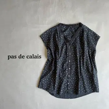 Pas de calais 파드칼레 도트 블라우스