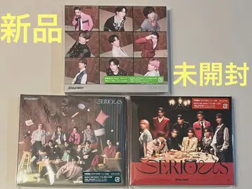 SnowMan 12번째 싱글 'SERIOUS' CD 3종 세트