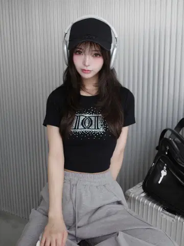 Darich 샤이니 DD 로고 컴팩트 티셔츠