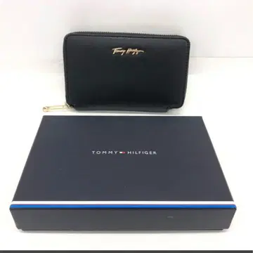 타미힐피거 블랙 장지갑 타미힐피거 블랙 라운드 지퍼