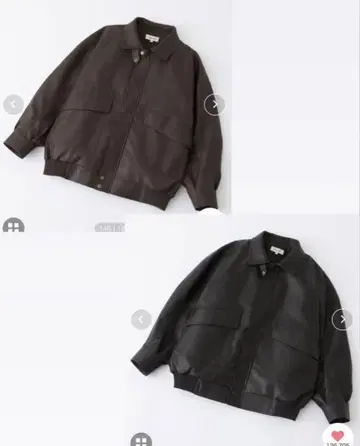 비익 디자인 빈티지풍 오버 사이즈 블루종