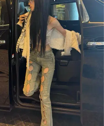 더레드스레드 S 컷팅 데님 1