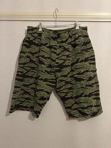 UNDEFEATED 카모플라주 스웨트 팬츠 숏 팬츠 L