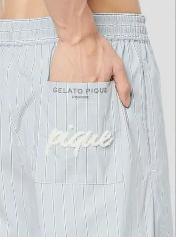 gelato pique HOMME 스트라이프 하프 팬츠
