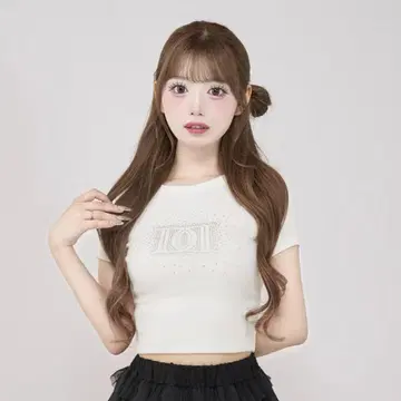 Darich 다리치 샤이니 DD 로고 컴팩트 티셔츠 화이트 WHT