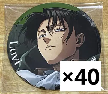 진격의 거인 리바이 WIT STUDIO 캔뱃지 40개