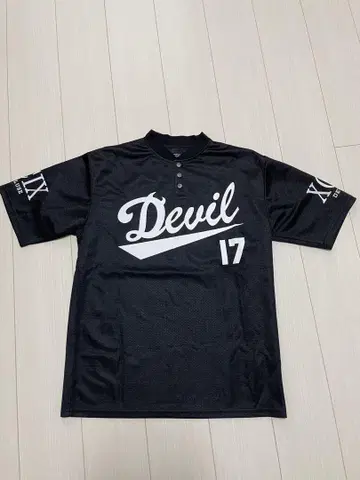 DEVIUSE 베이스볼 메쉬 셔츠