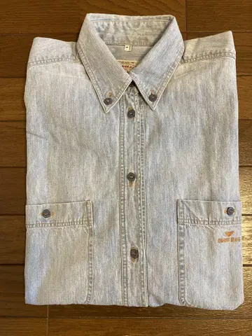 ARMANI JEANS 아르마니 청바지 데님 셔츠 라이트 블루