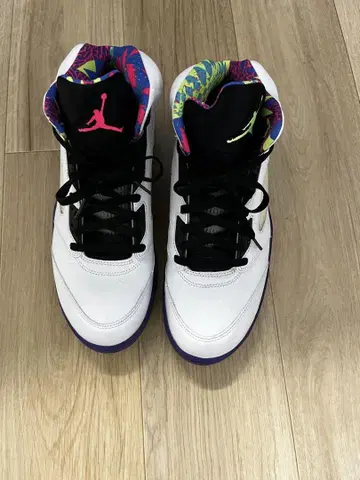 Air Jordan 5 화이트/멀티 컬러