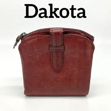 Dakota 다코타 두겹 지갑 천연 가죽 레드