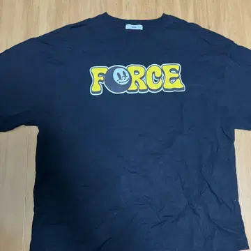 FORCE 미키 티셔츠 블랙