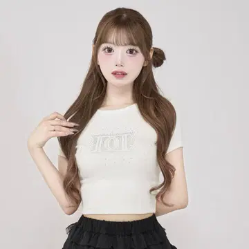 Darich 다리치 샤이니 DD 로고 컴팩트 티셔츠 화이트 WHT