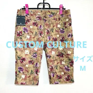 CUSTOM CULTURE 꽃무늬 코튼 숏팬츠 사이즈 M