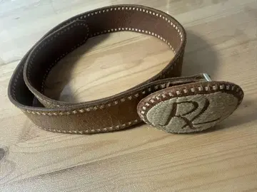 RALPH LAUREN 랄프 로렌 소가죽 RL 로고 버클 벨트 사이즈 S