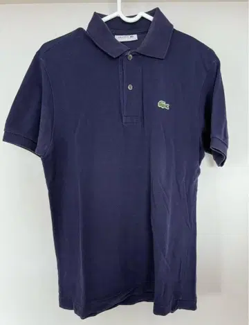 LACOSTE 라코스테 L1212A 네이비 사이즈 3 반팔 피케 셔츠