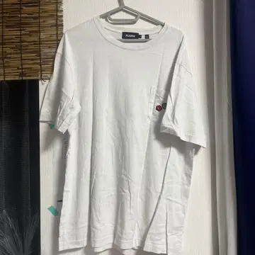 XLARGE 화이트 백 프린트 티셔츠