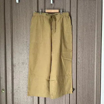 내추럴 바이크 클립 와이드 팬츠