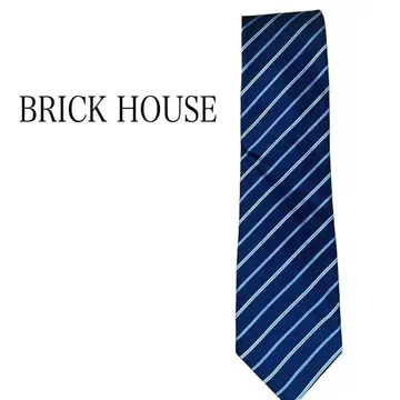BRICK HOUSE 브릭하우스 넥타이 네이비 스트라이프