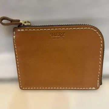 HERZ 브라운 코인 케이스 가죽