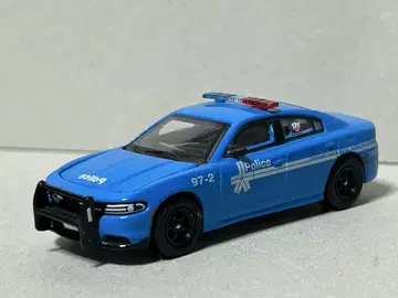 그린 라이트 1/64 닷지 차저 경찰 미니카
