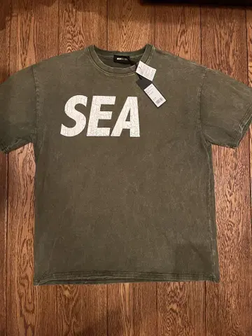 WIND AND SEA SEA 윈드앤씨 티셔츠 L 카키 새상품급