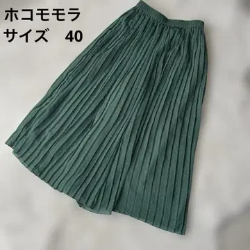 호코모모라 플리츠 스카초 사이즈 40