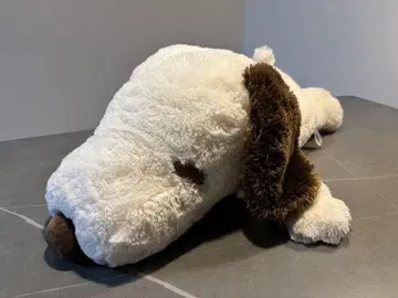스누피 봉제 인형 화이트 브라운