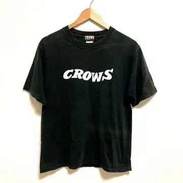 CROWS 크로즈 크롭 헤드 티셔츠 블랙 S 빈티지