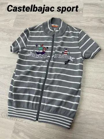 Castelbajac sport 지퍼 반팔 티셔츠 1