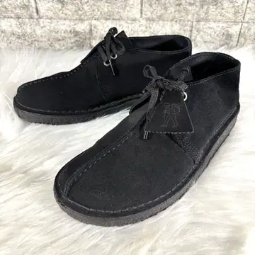 새상품급 Clarks Originals 블랙 스웨이드 데저트 트렉 명작