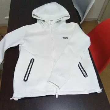 PGG 화이트 풀 집업 자켓