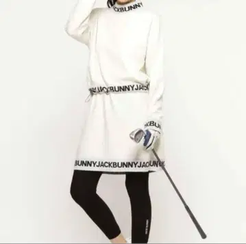 JACK BUNNY 골프 모크넥 원피스 사이즈 2