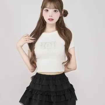 darich 샤이니 DD 로고 컴팩트 티셔츠 다리치 화이트 WHT