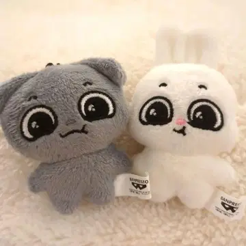 Kkamung&Angto 봉제 인형 마스코트 쿰과 안토 2개 세트
